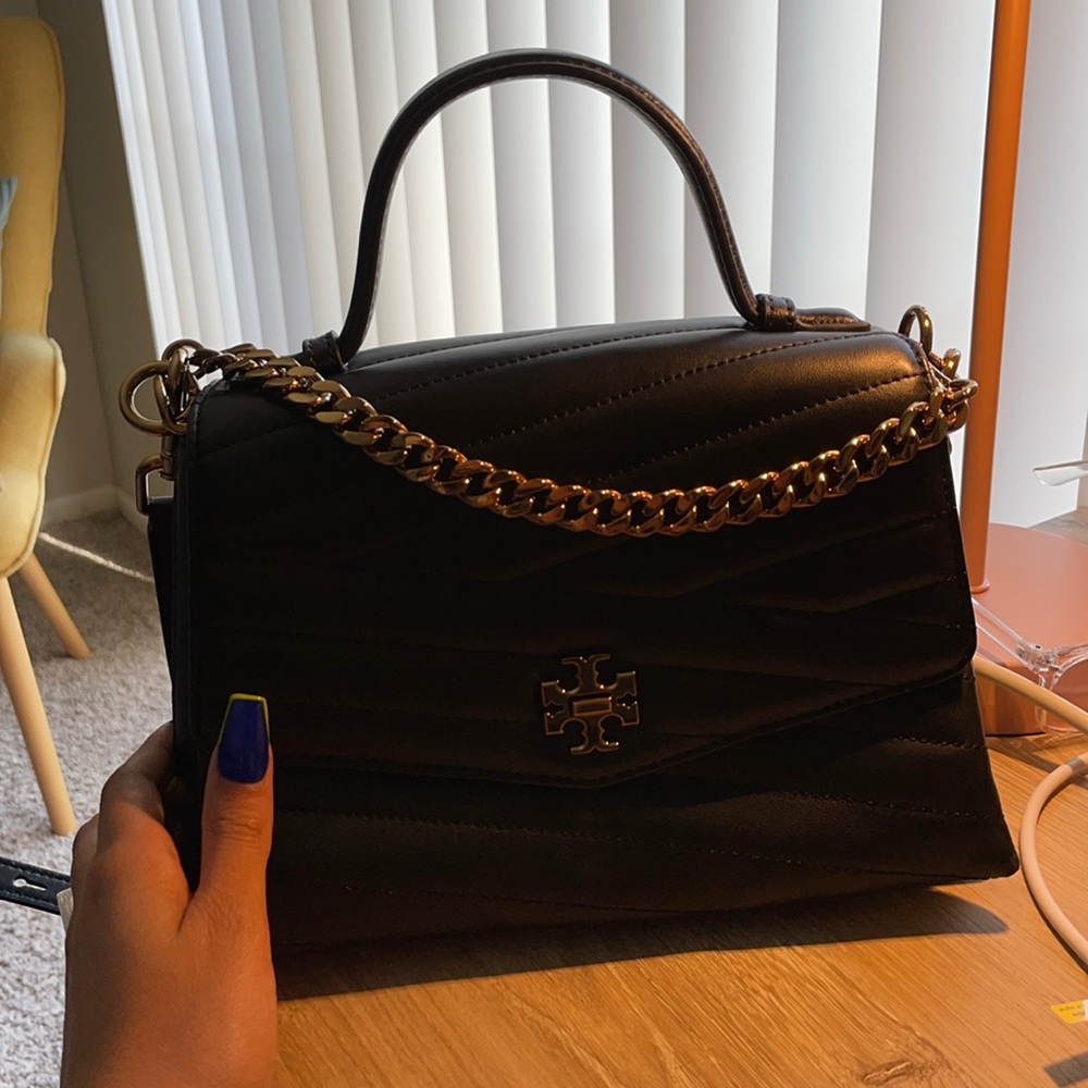 Kira Chevron Top-Handle Satchel